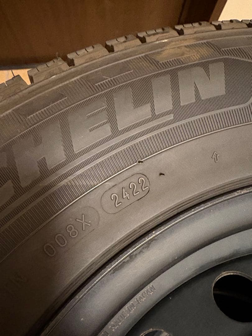 Agilis X-ICE 195/80R15 ハイエース純正ホイール付き9部山
