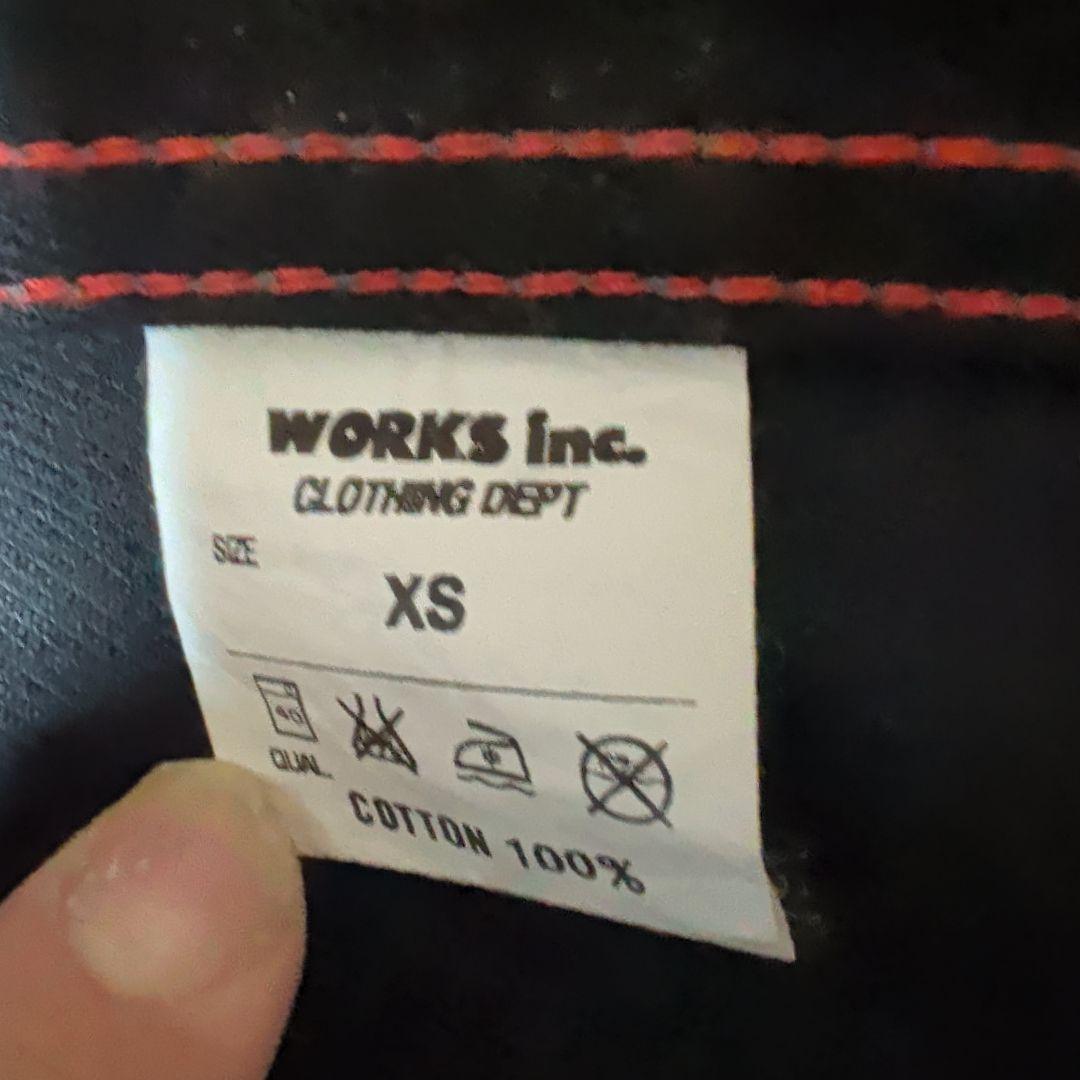 アイアンハート 12OZ ブラックウォバッシュ ウエスタンシャツ　XS