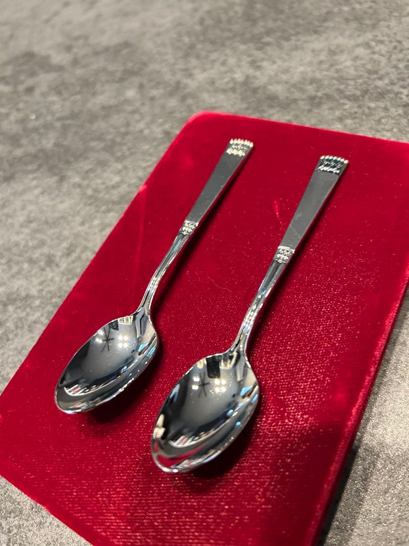 【純銀】YAMACO シルバー SILVER 950 スプーン2本 山崎金属工業