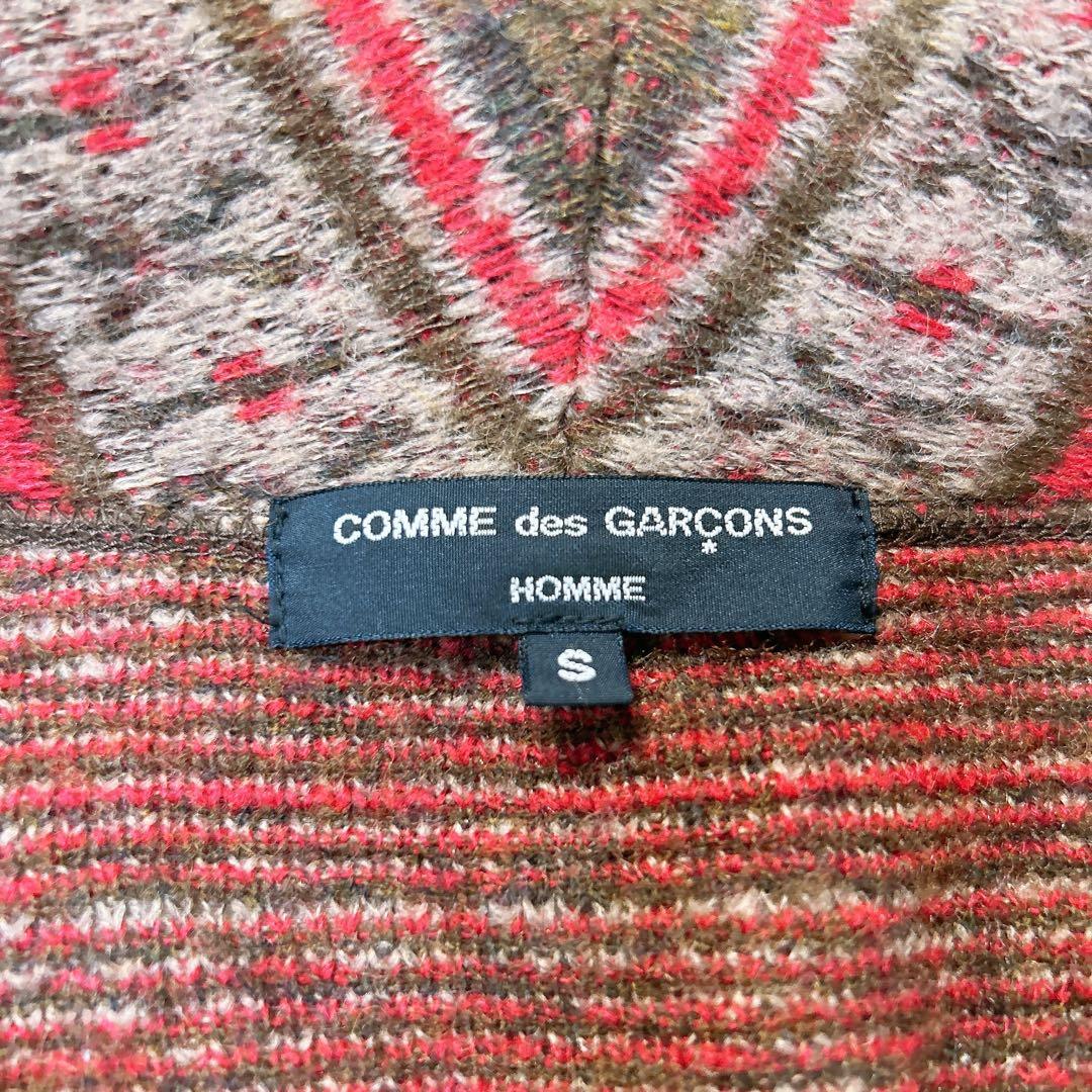 コムデギャルソンオム ネイティブ柄 カーディガン S AD2013