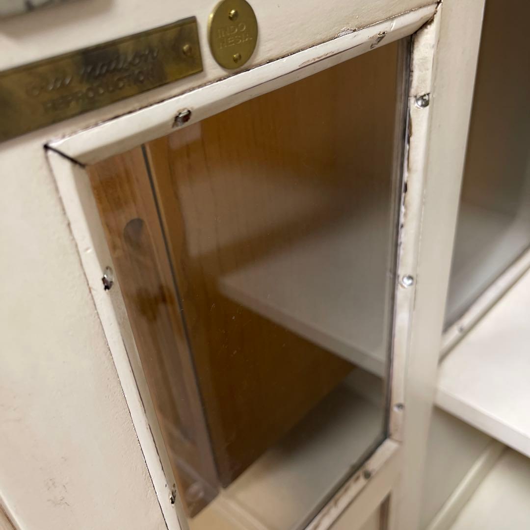 フランス　棚　収納棚　フレンチ　ヨーロッパ調　シェルフ　ホワイト　アンティーク棚