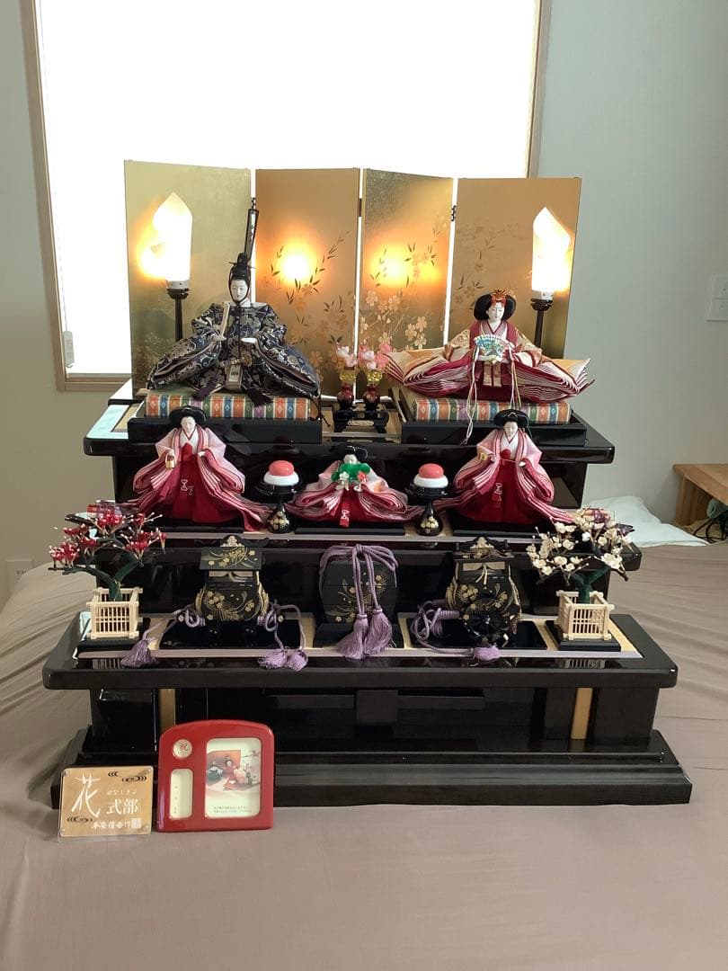 三段飾り 平安優香作　雛人形　ひな祭り　美品