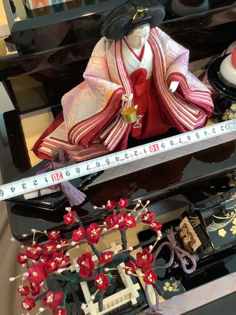 三段飾り 平安優香作　雛人形　ひな祭り　美品