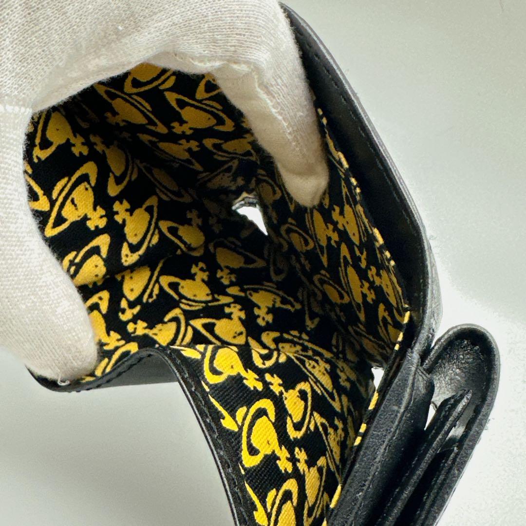 Vivienne Westwood ゴールドオーブロゴ 三つ折り財布 ミニ財布