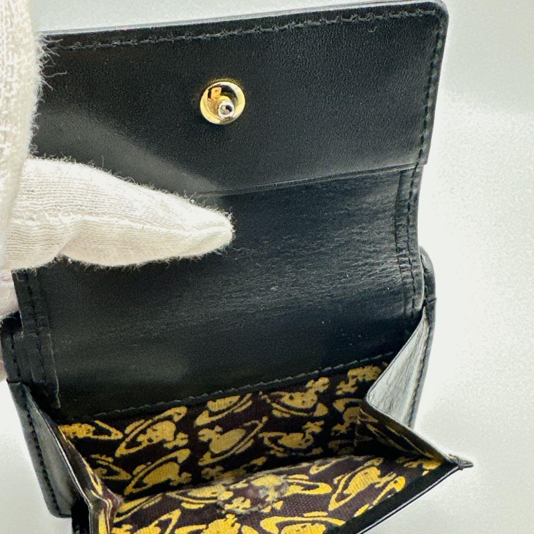 Vivienne Westwood ゴールドオーブロゴ 三つ折り財布 ミニ財布
