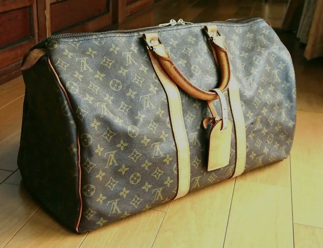 【美品 本物保証】Louis Vuitton モノグラム ボストン キーポル45