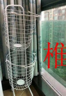 分層収納かご  家庭用モバイル収納バスケット  白2