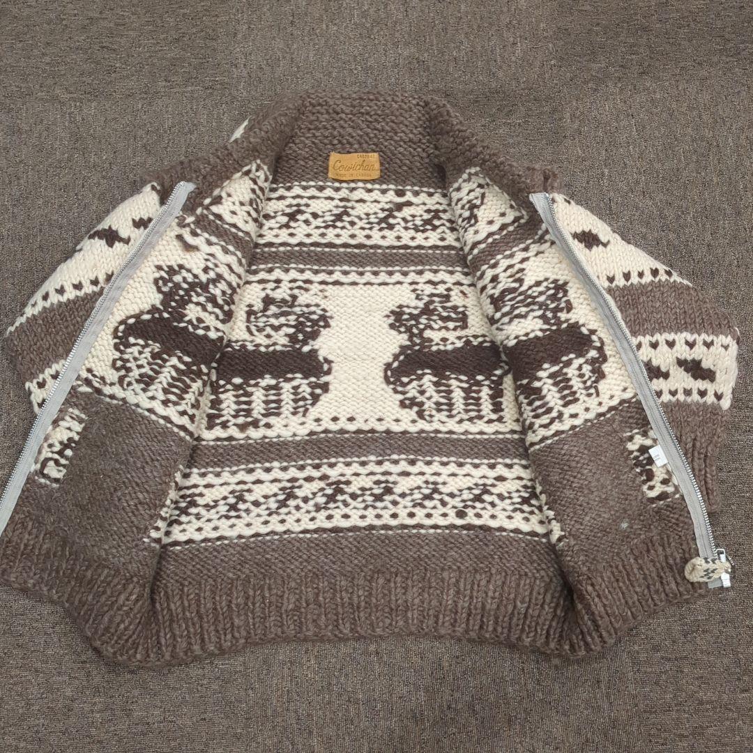【新品/未使用】カナダ製/カウチンセーター/サイズ46(XL-3L相当)ラスト1
