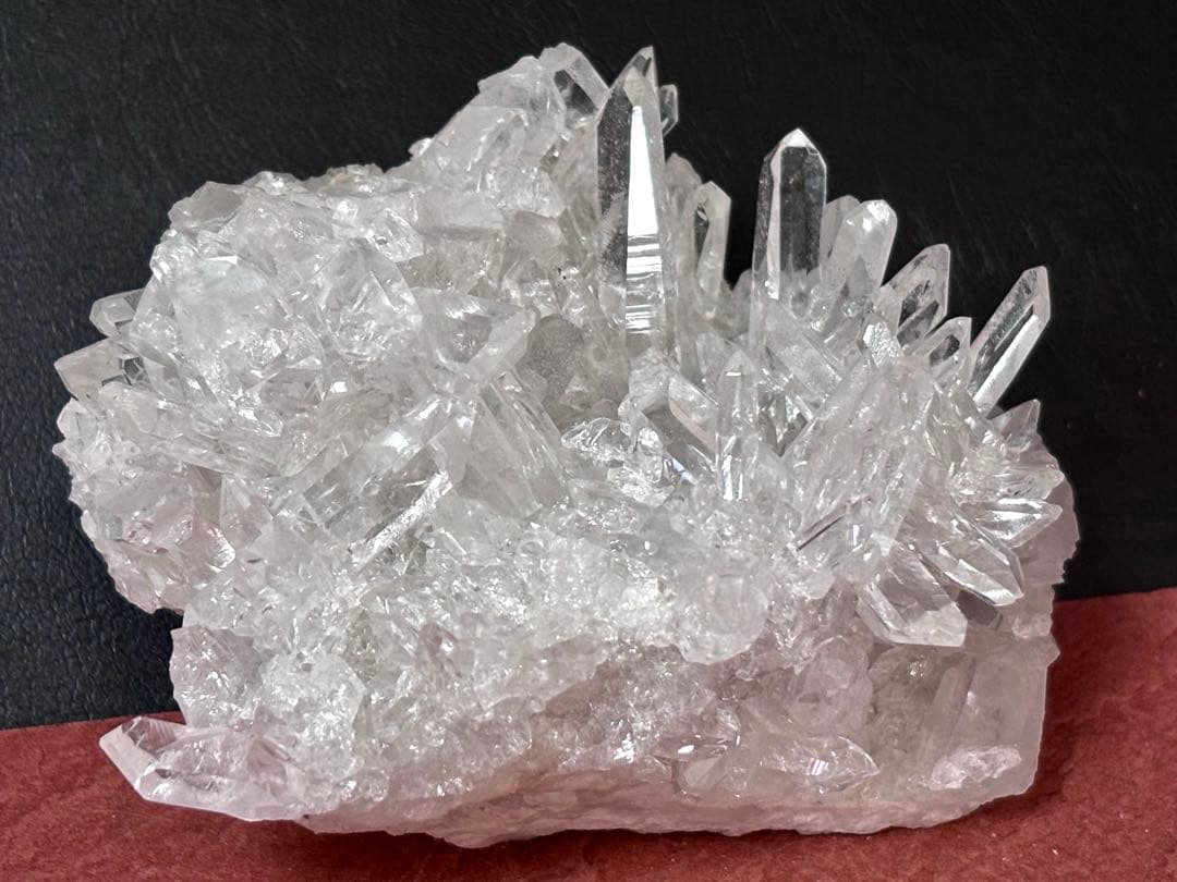 【希少】水晶 クラスター (ミナスジェライス州)原石 マーカサイトインクォーツ