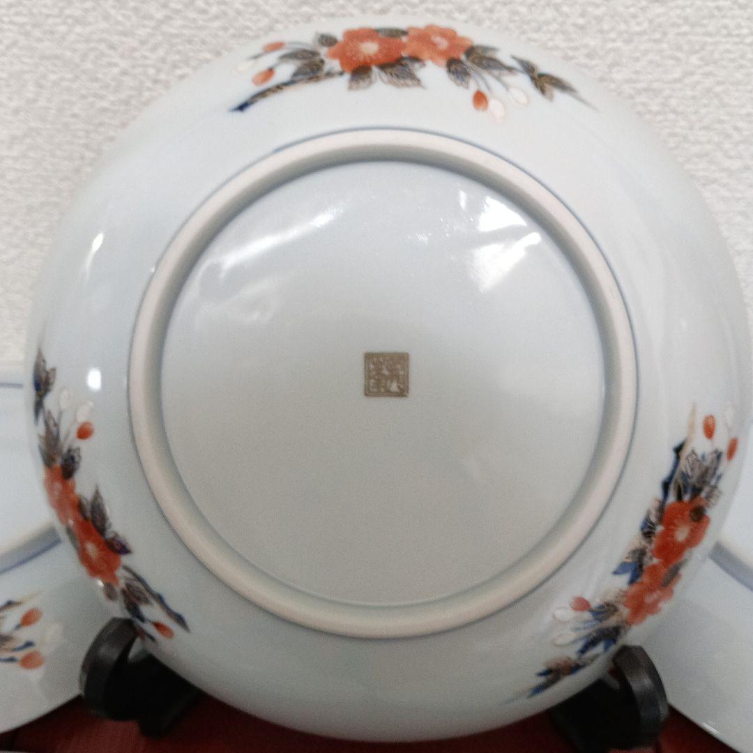 有田焼　龍峰窯　古伊万里　金彩古典錦絵　中皿　5枚組　未使用品