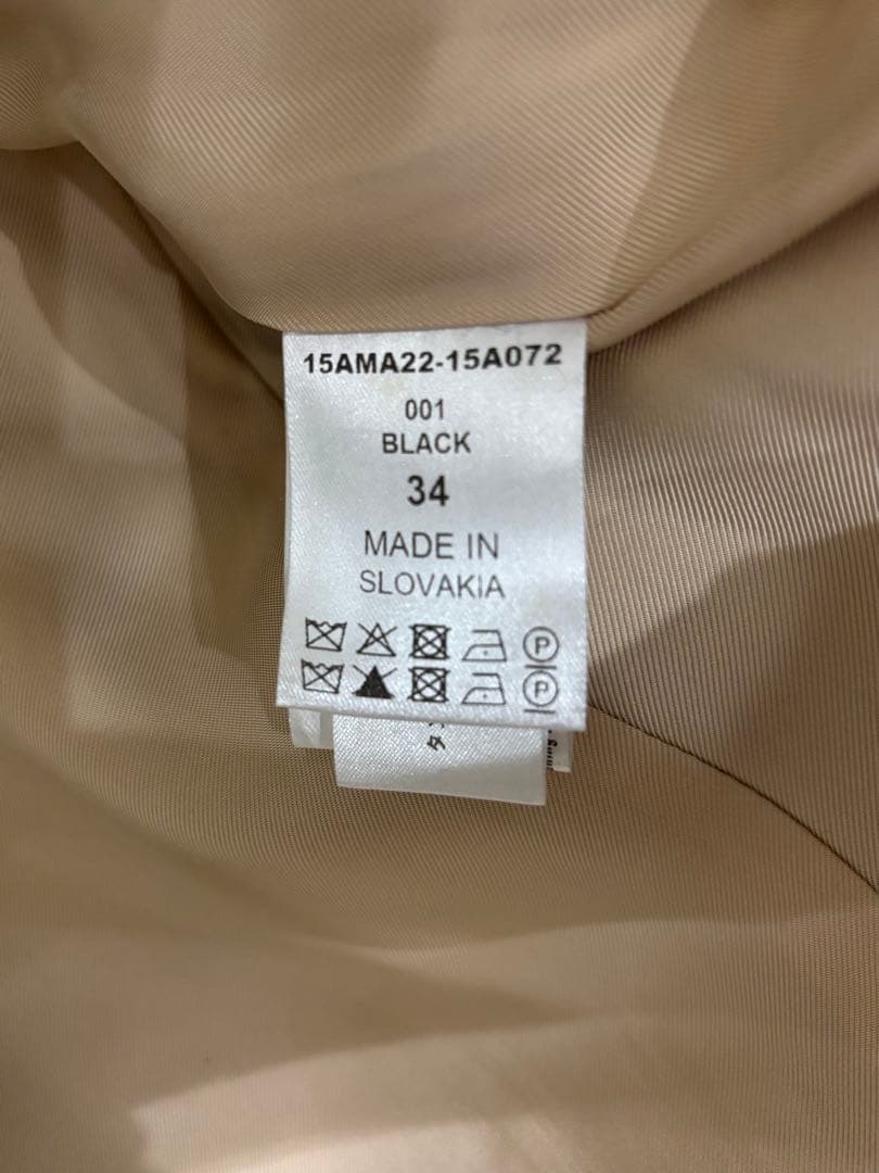 Chloé クロエ ♪ 黒 ロングコート ウール ハンガー付き