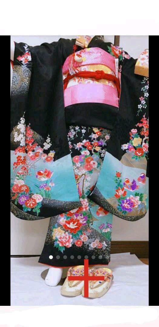 七五三七歳　正絹お着物