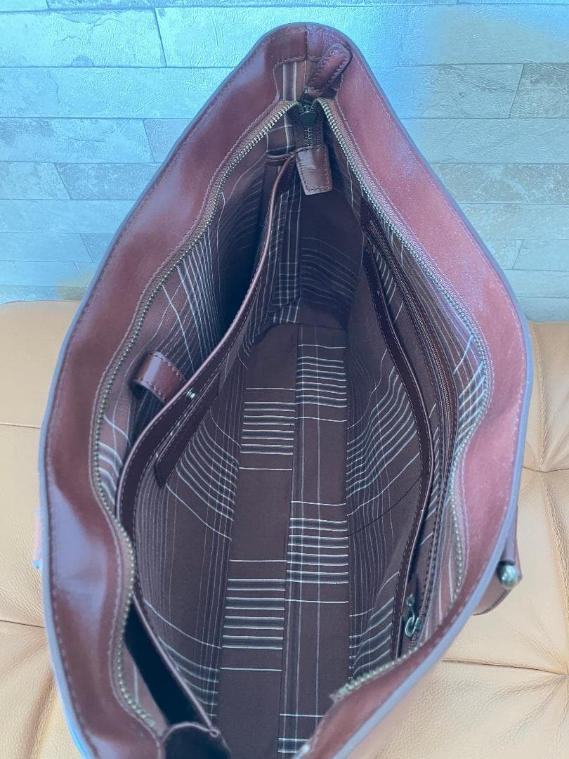 マザーハウス　アンティーク スリム トート