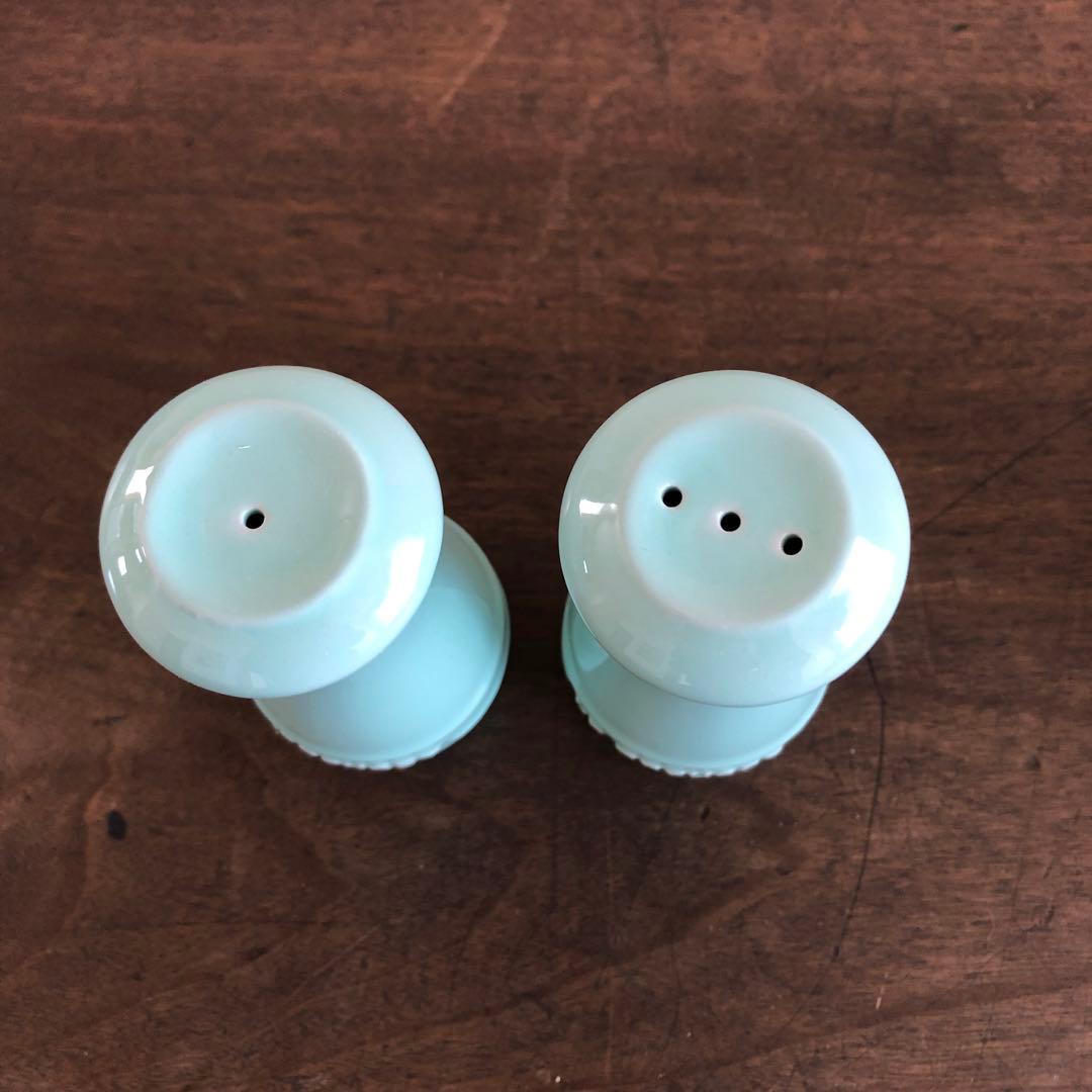 値下げ　(未使用品) LE CREUSET 塩・胡椒入れ ミントグリーン