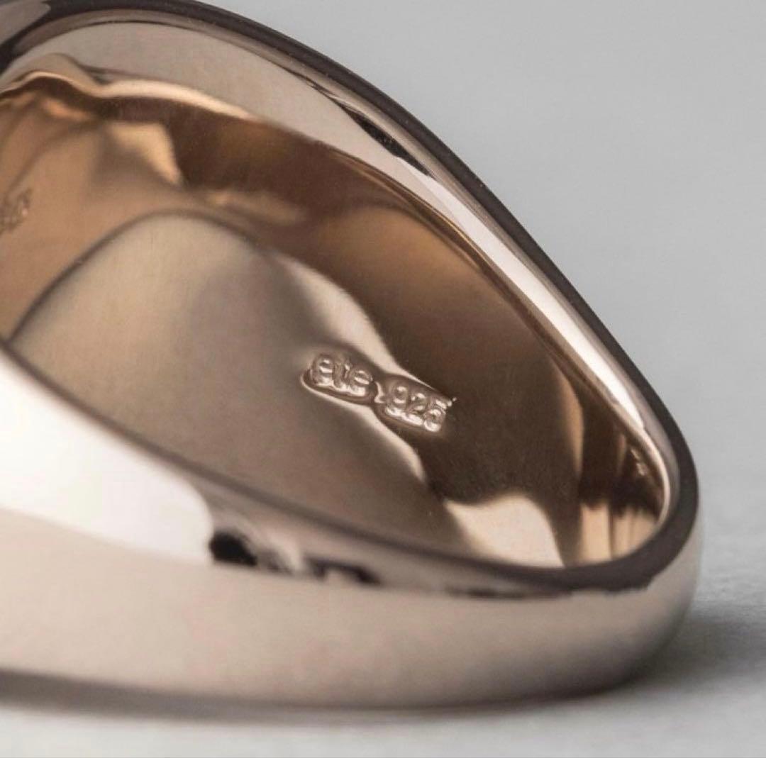 【美品】ete ロウ ボールドリング ロウブランゴールド RBG #17