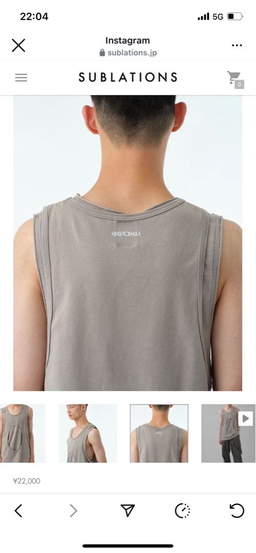 トップス SUBLATIONS TANKTOP