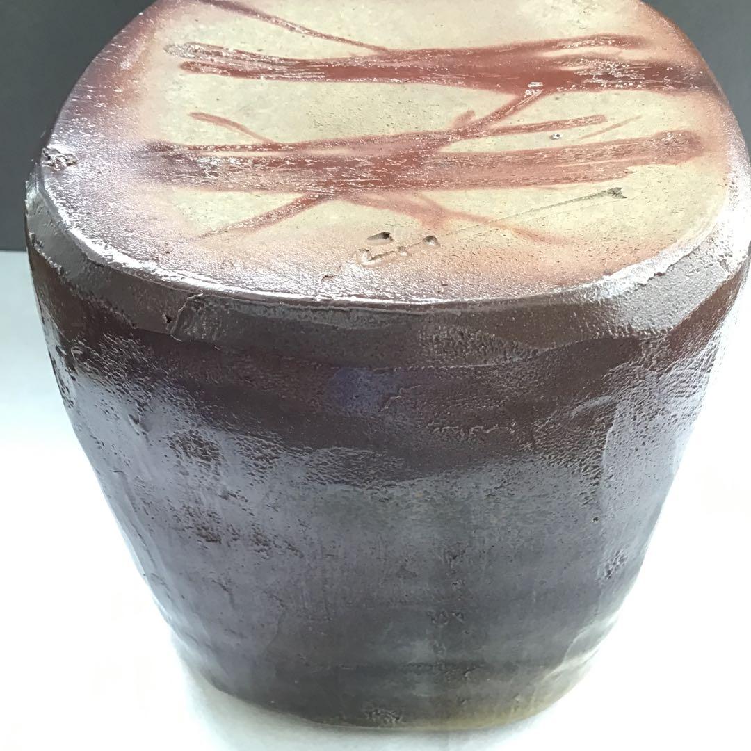 茶道具　水指　備前焼水指　大平孝昭作　栞　共箱　S39MS