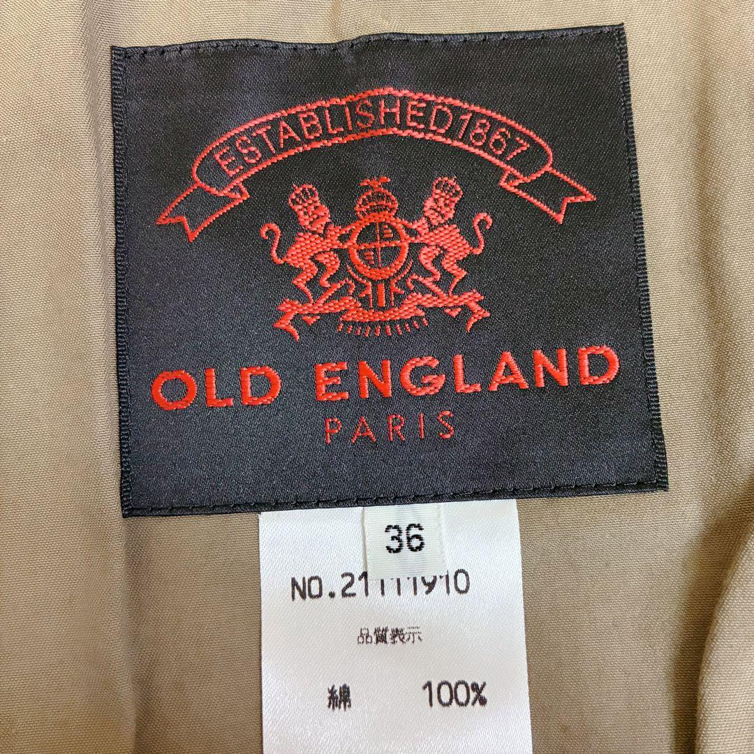 【タグ付き未使用】OLD ENGLANDトレンチコート ロングコート カーキ
