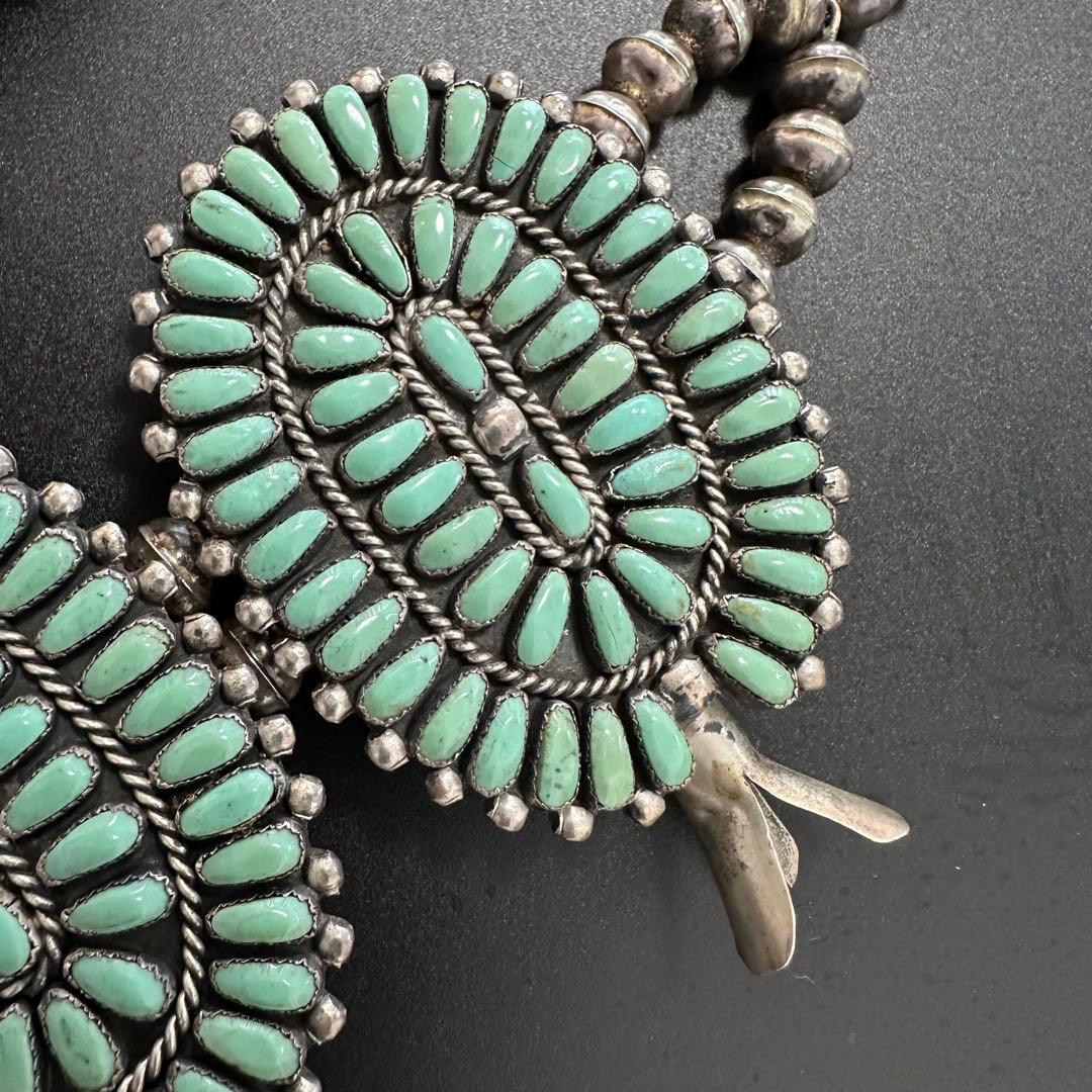 Zuni クラスターターコイズ ナジャ スカッシュブロッサム