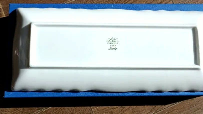 リチャードジノリ1735 長方形皿　ー12×28cm