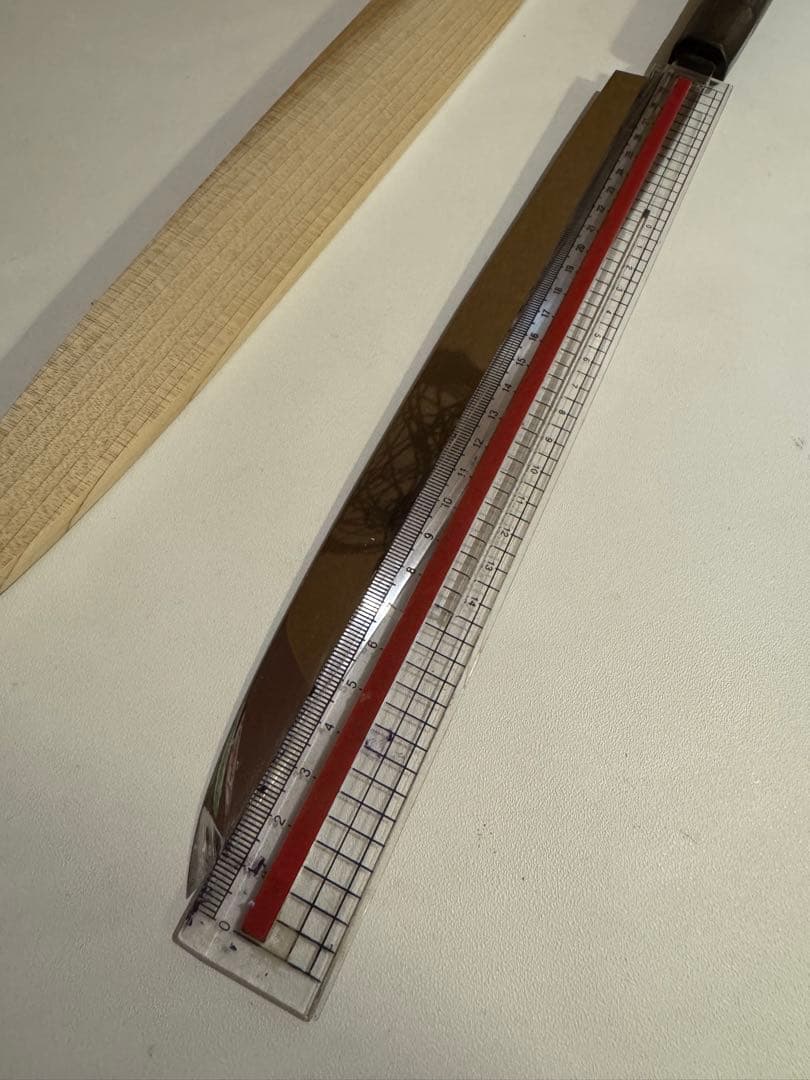 柳刃包丁 約30cm 木製ハンドル 鞘付き