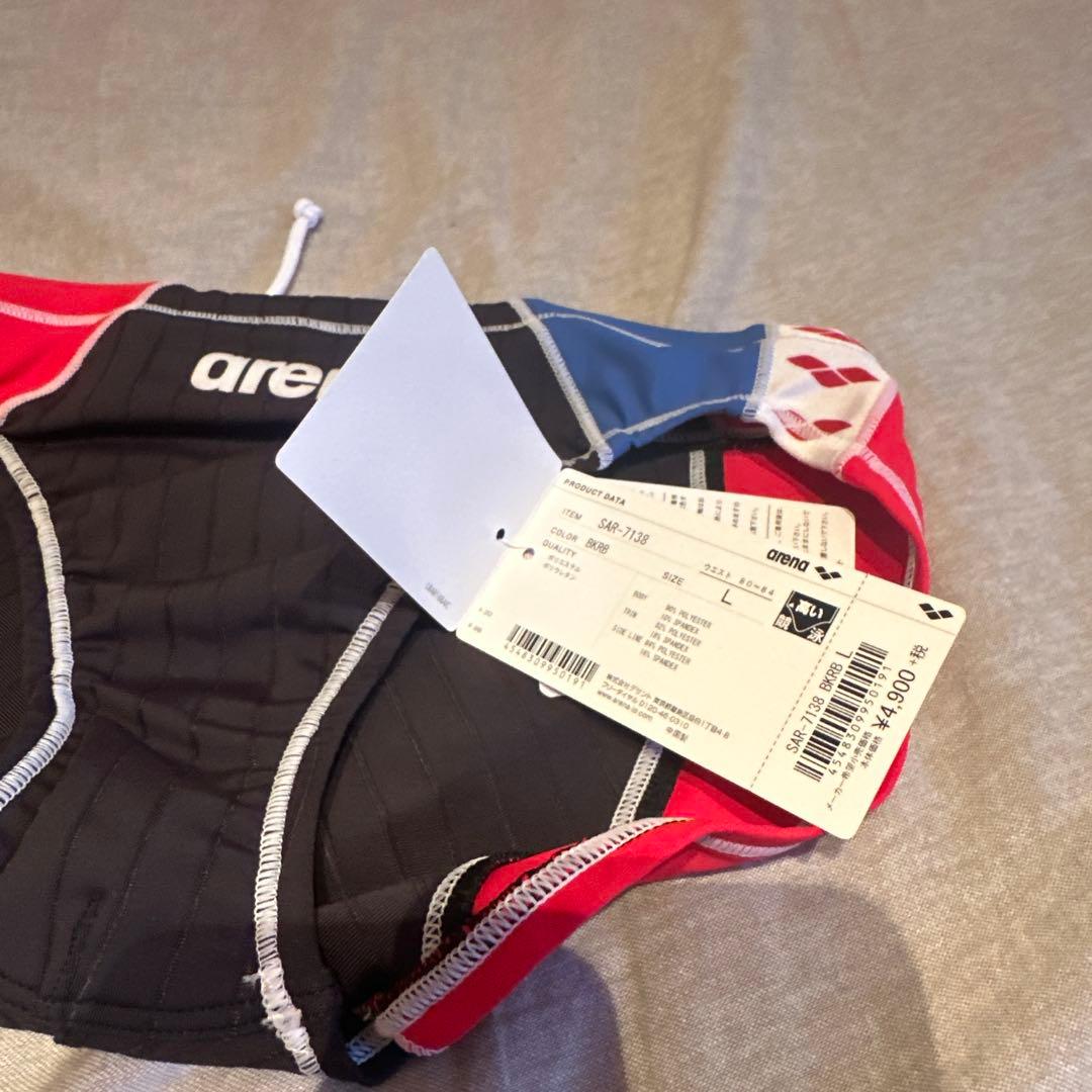 arena 競パン ブルー×レッド×ブラック【希少】