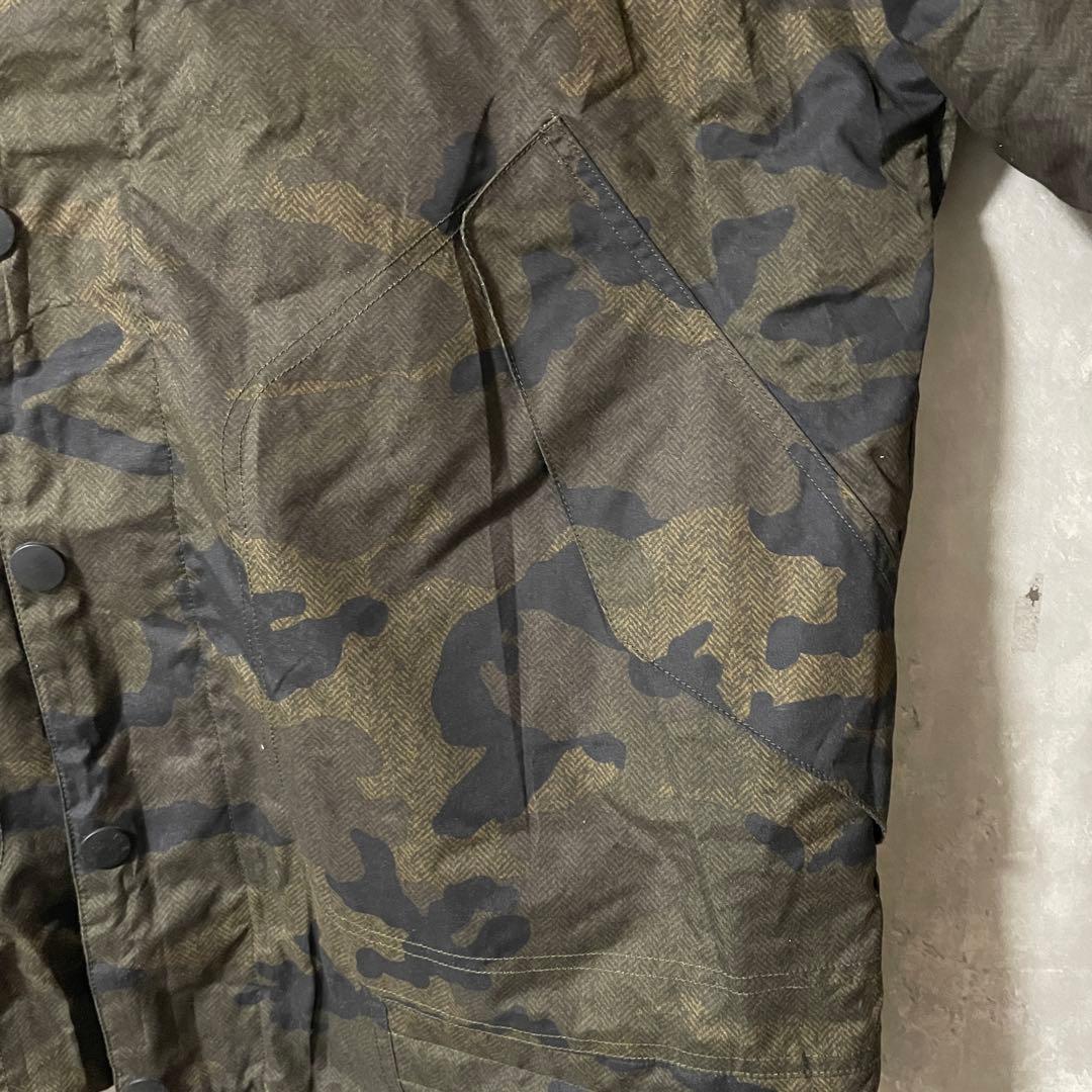 Burtonバートンスキーウェアスノーボードジャケットパーカー迷彩総柄カモフラ
