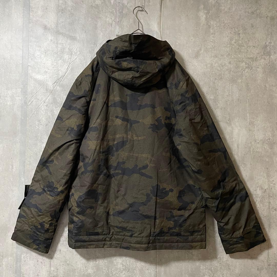 Burtonバートンスキーウェアスノーボードジャケットパーカー迷彩総柄カモフラ