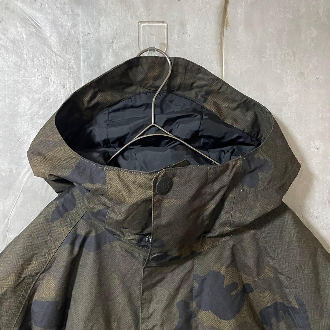 Burtonバートンスキーウェアスノーボードジャケットパーカー迷彩総柄カモフラ