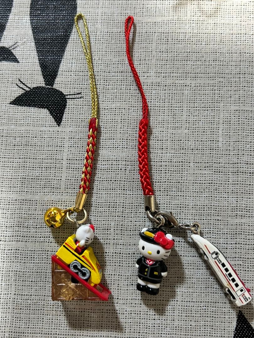 ご当地限定キティ根付け