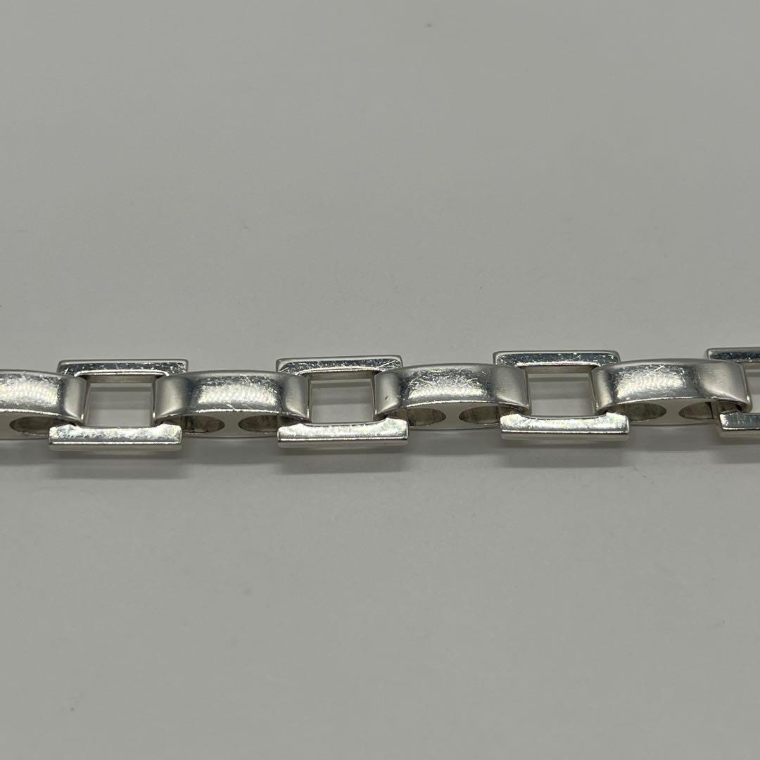 グッチ GUCCI スクエアリンク ブレスレット SV925 オールド 希少