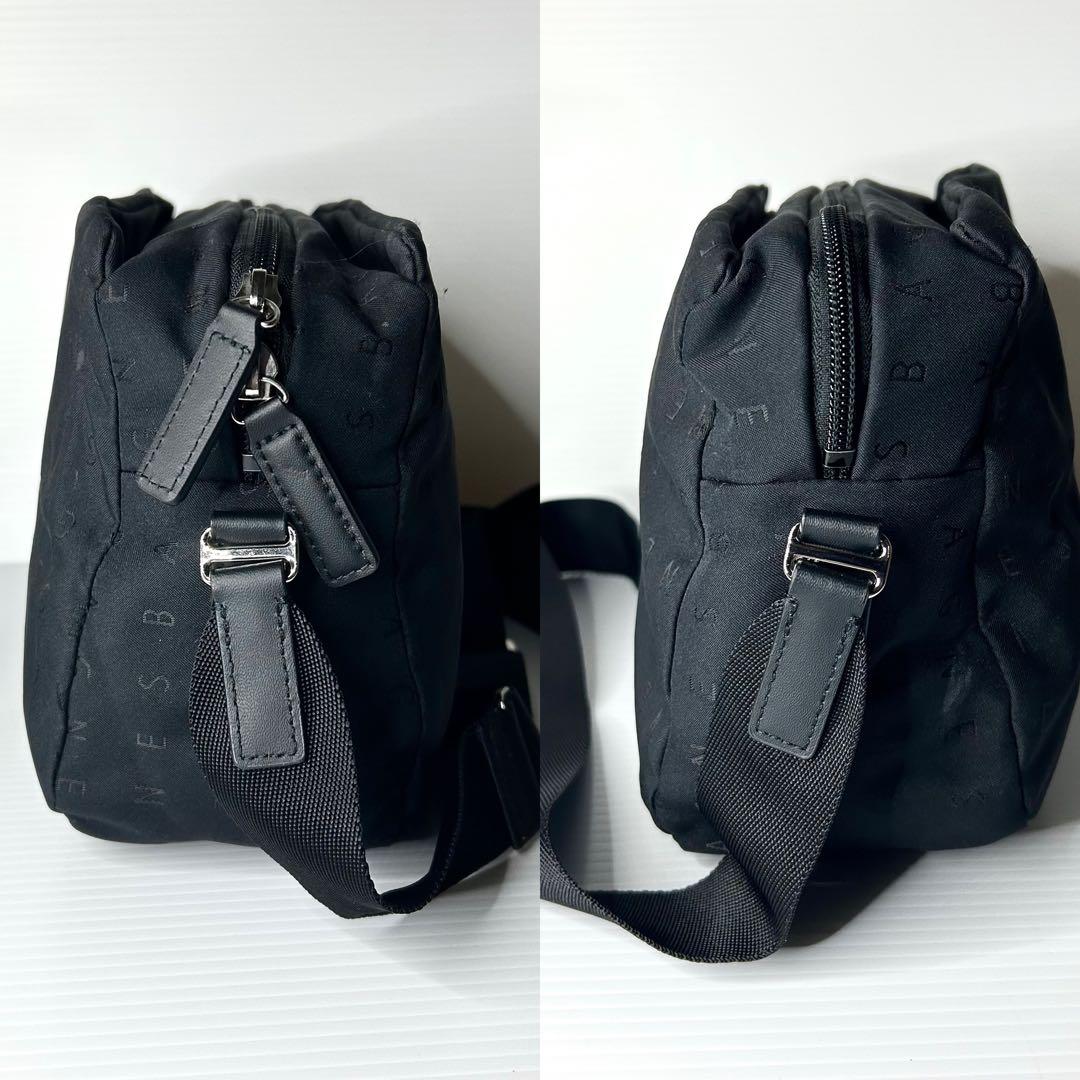 大人気 美品☆agnes b VOYAGE ショルダー マザーズバッグ 文字ロゴ