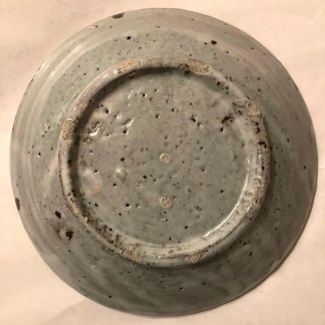 小野哲平　鉄化粧　大皿　23cm