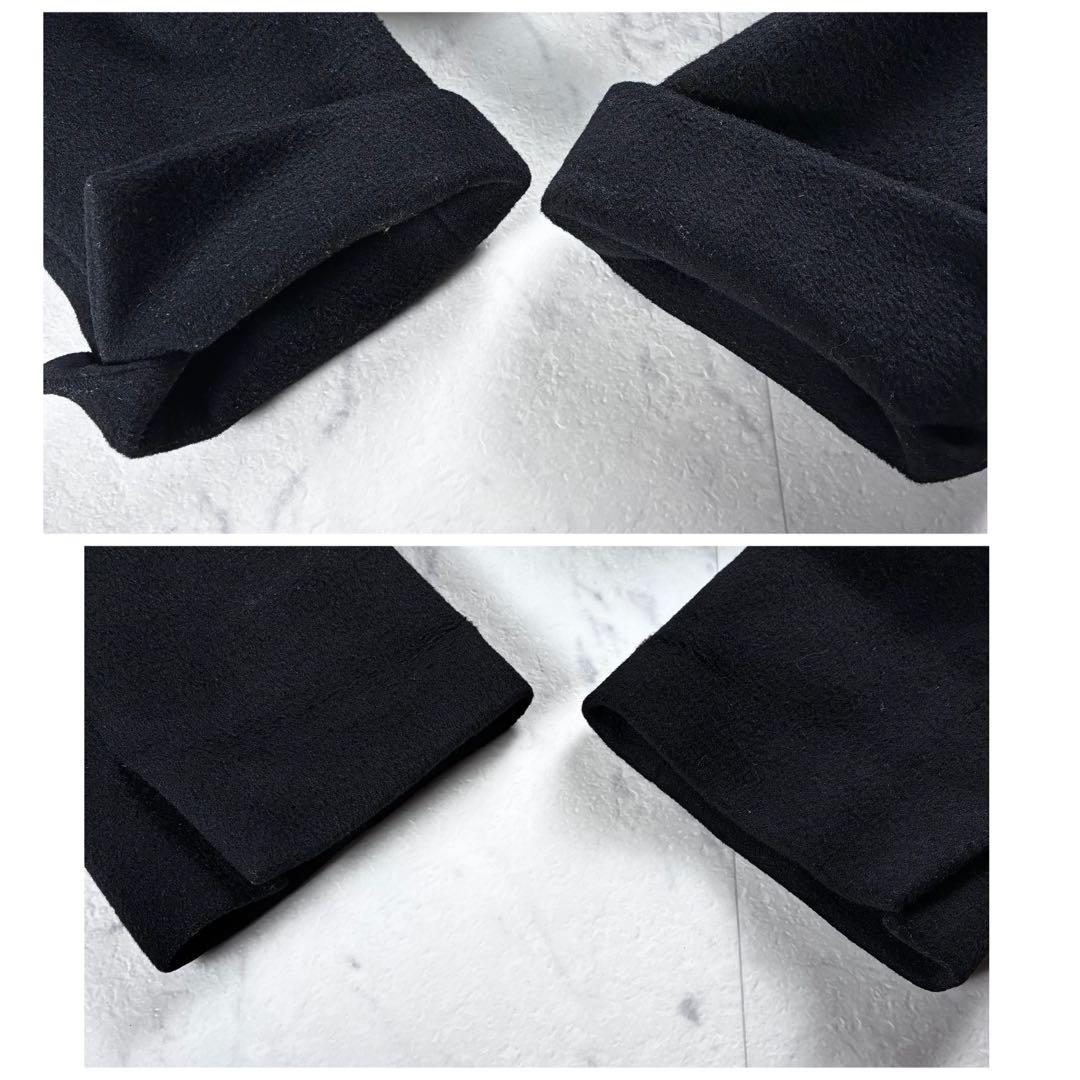 美品 大きいサイズ 44 23区 ロロピアーナ Aライン ロングコート ブラック