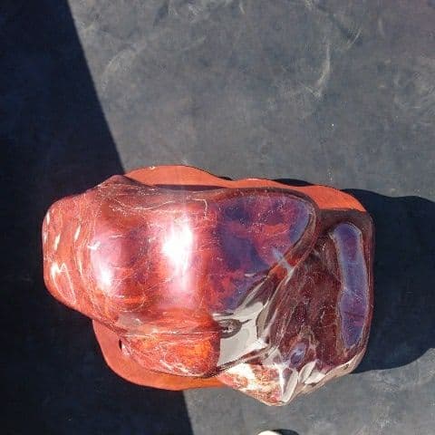 特大紅加茂石 庭石 鑑賞石 原石 置物 オブジェ インテリア 原石