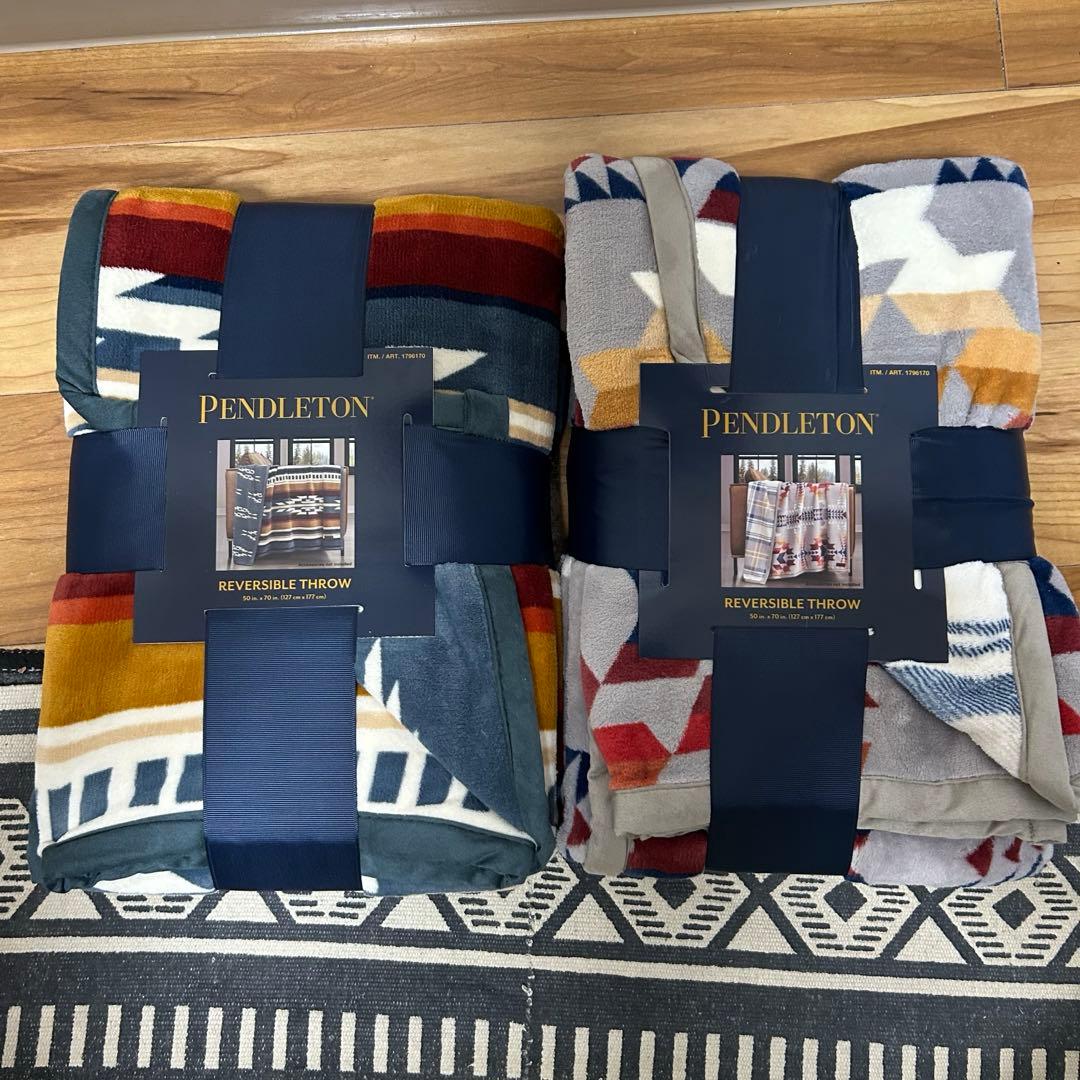 Pendleton フリースブランケット 2色セット