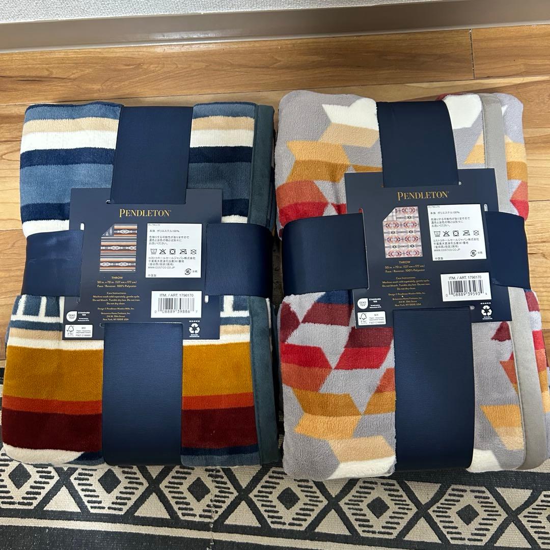 Pendleton フリースブランケット 2色セット