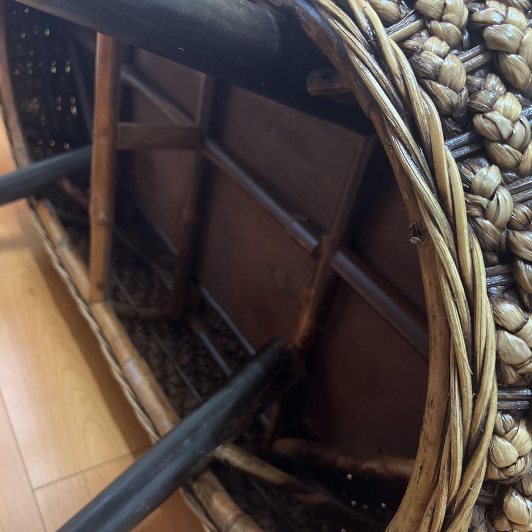 カリッジマーケット ラタン ウォーターヒヤシンス ローテーブル アジアン セブ