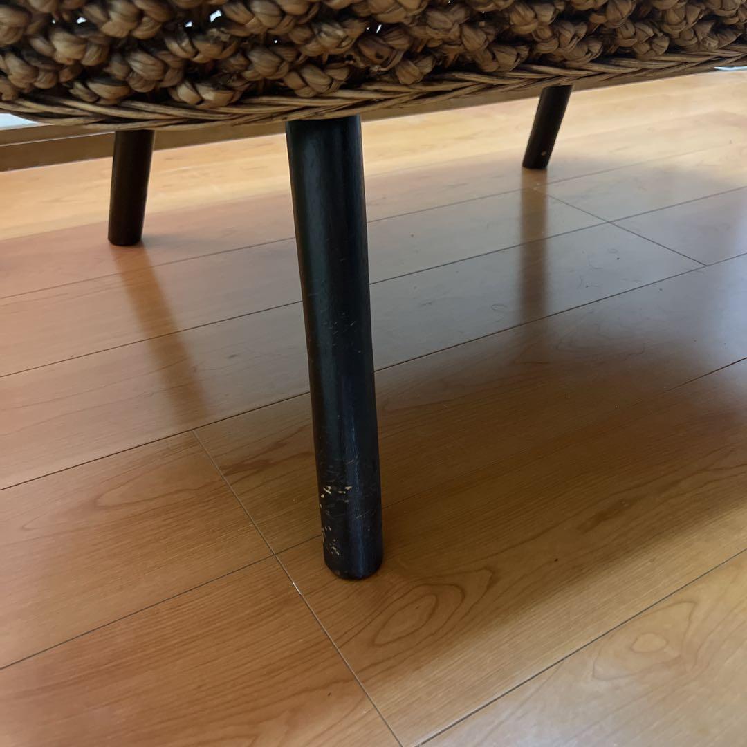 カリッジマーケット ラタン ウォーターヒヤシンス ローテーブル アジアン セブ