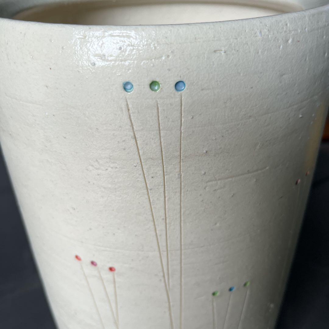 信楽焼傘立て  メルヘン 高さ４２cm