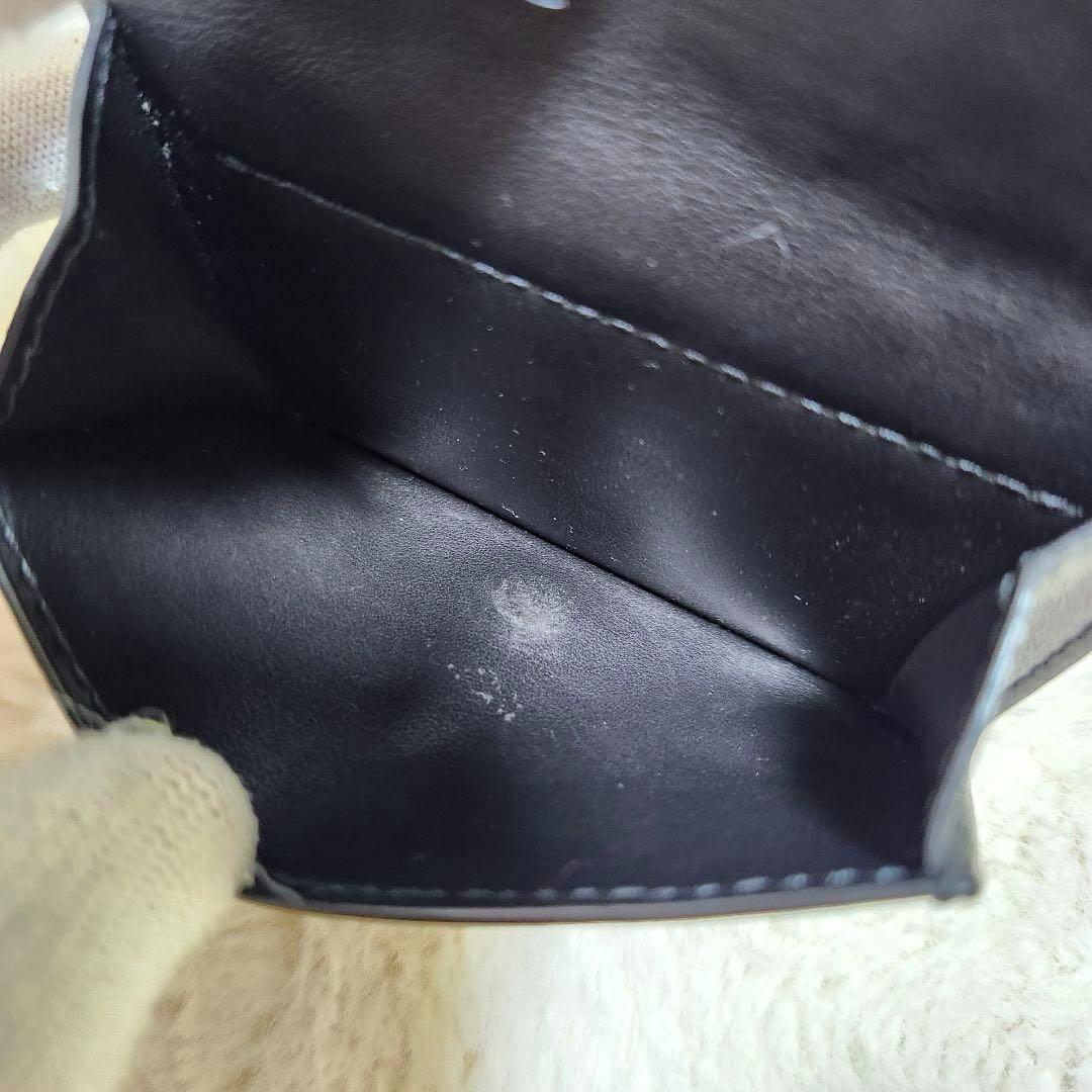 ✨ほぼ未使用　付属品完備✨ボッテガ　三つ折り　イントレチャート　レザー　ブラック