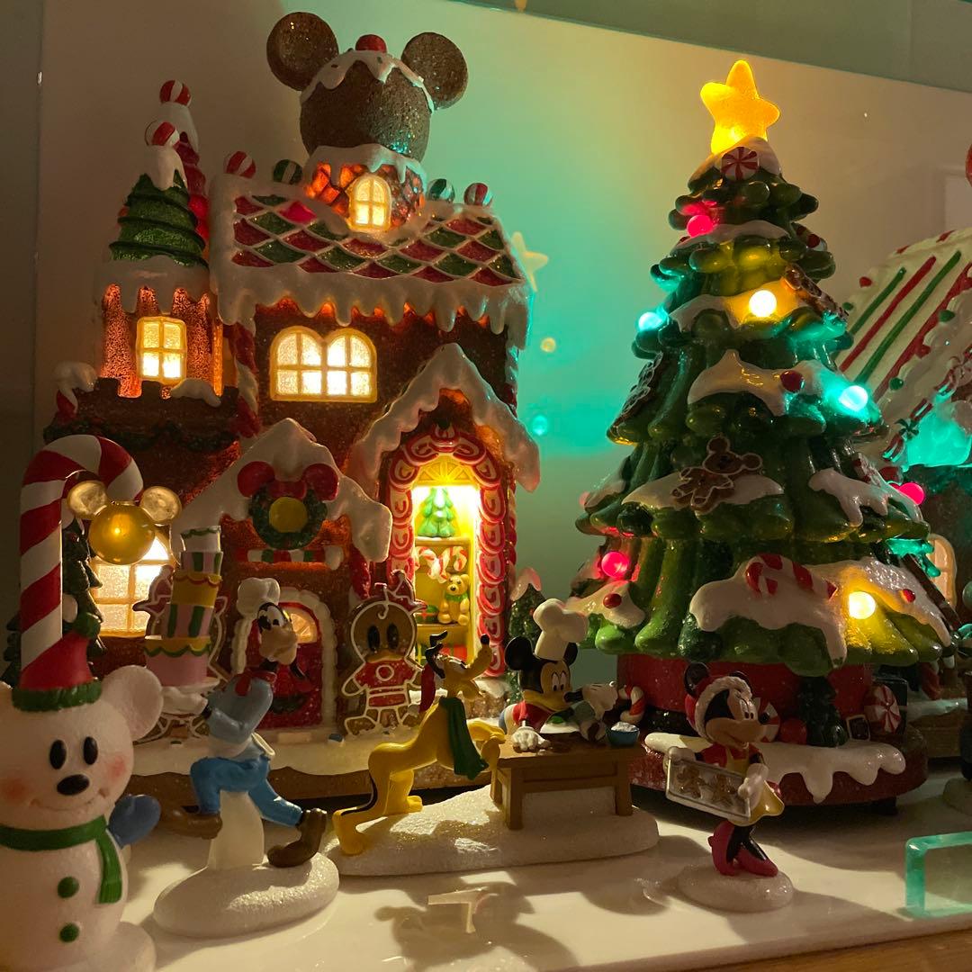 【新品 展示品 限定】ディズニー 　クリスマス　ヴィレッジ　13ピース