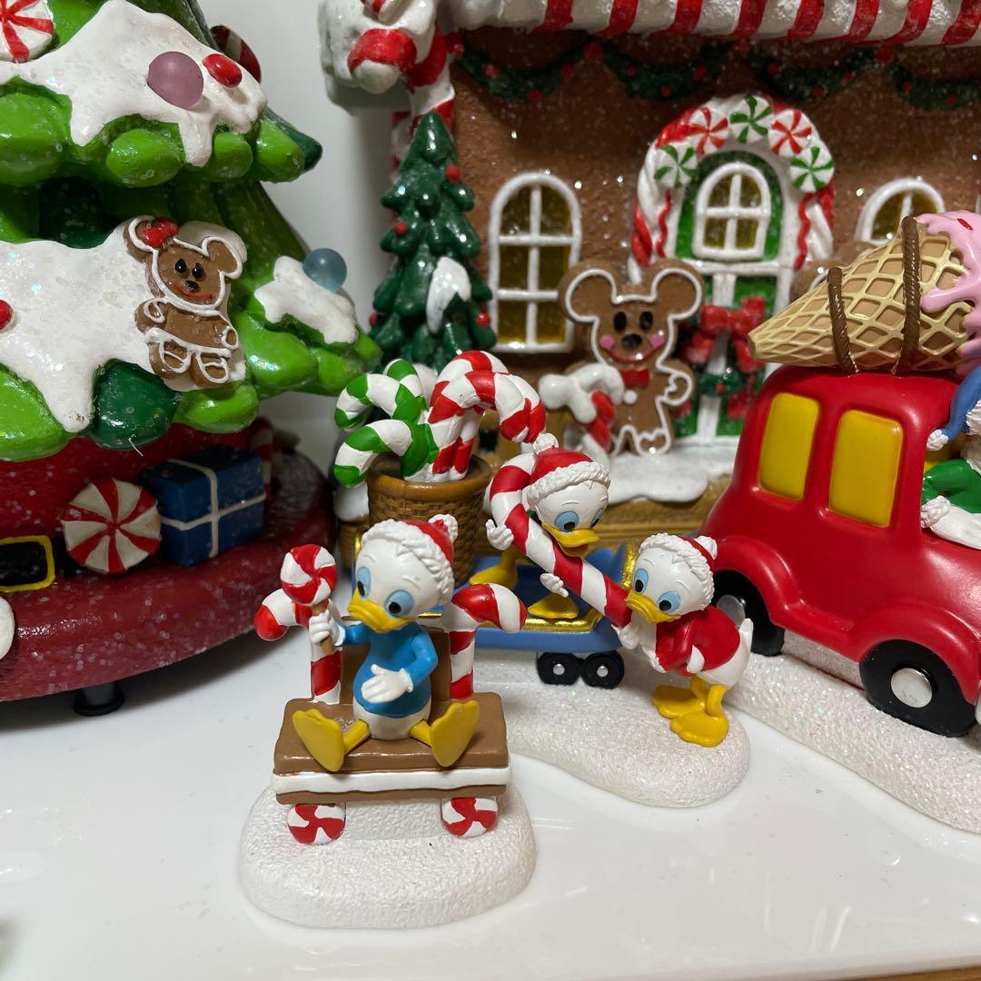 【新品 展示品 限定】ディズニー 　クリスマス　ヴィレッジ　13ピース