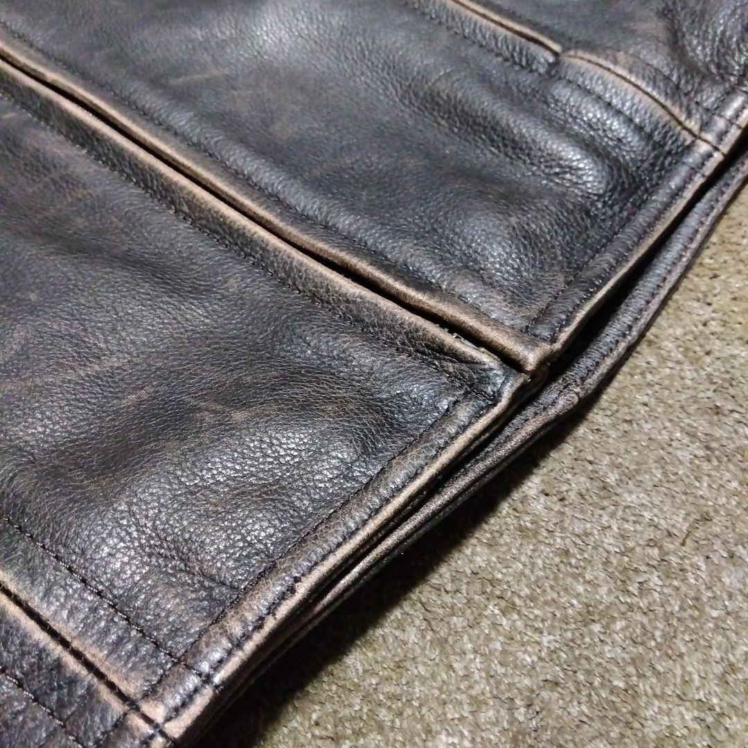 Sサイズ ハーレーダビッドソン シングルライダースジャケット