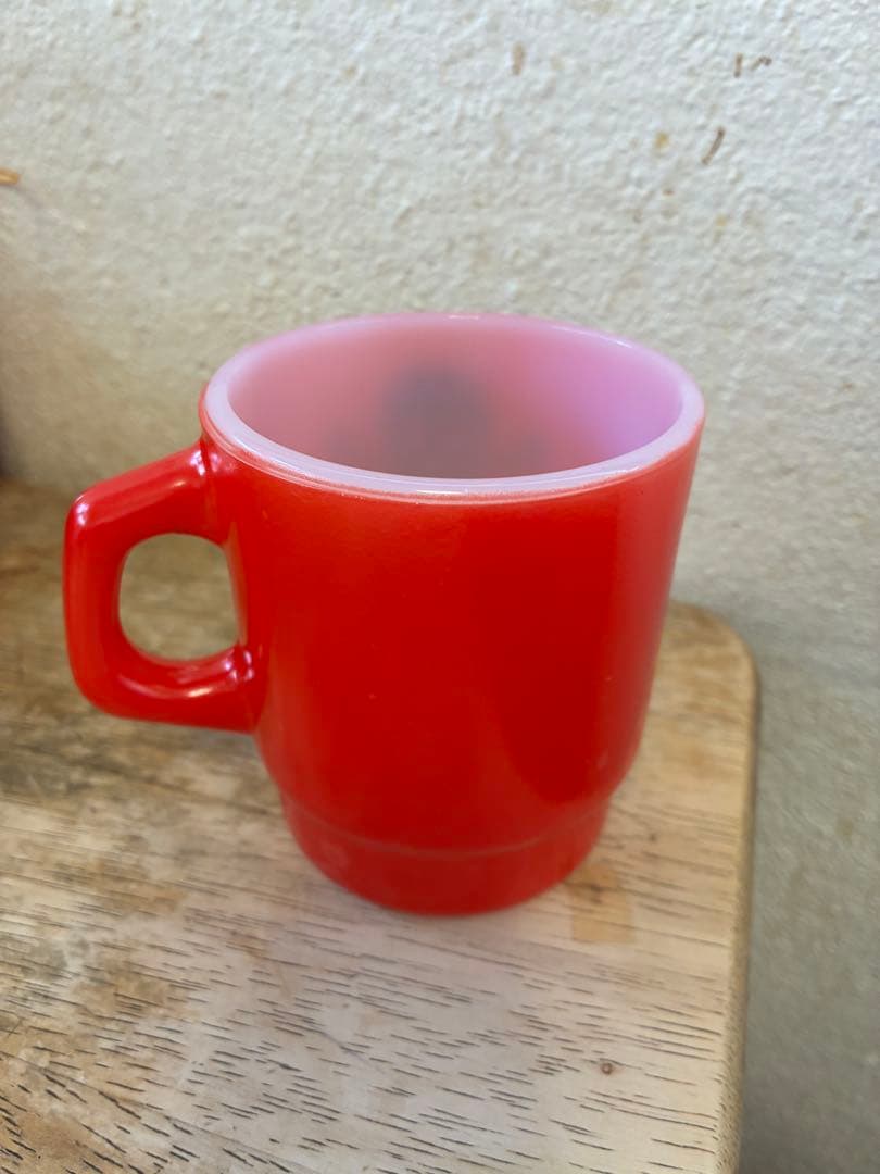 ビンテージ　スカル　髑髏　骸骨　アドバタイジング　ファイヤーキング　マグカップ