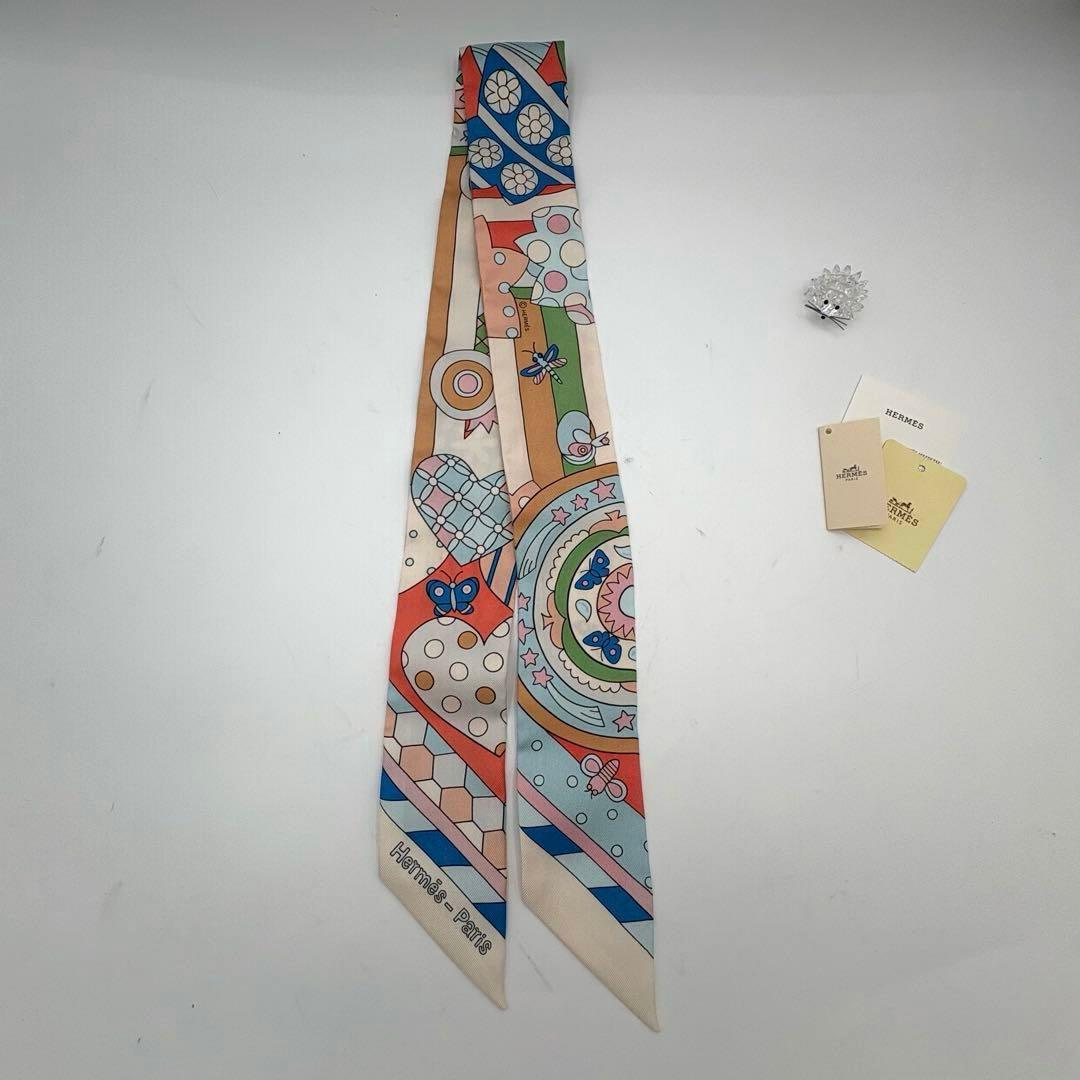 エルメス　ツイリー　LES MURMURES DE LA FORET