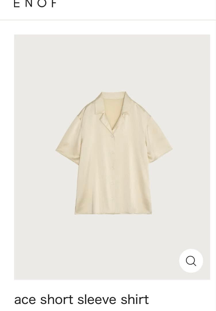 トップス ENOF ace short sleeve shirt