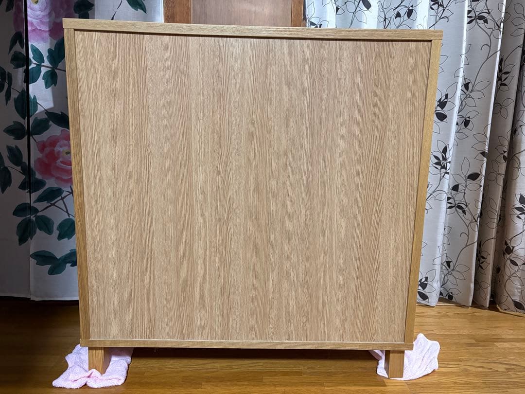 無印良品　タモ材4段チェスト　廃盤品　たのメル便で発送