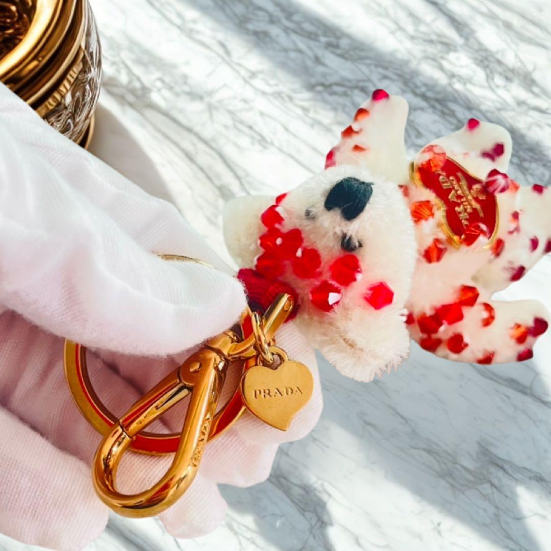 PRADA テディベア　ベアトリックキーホルダー