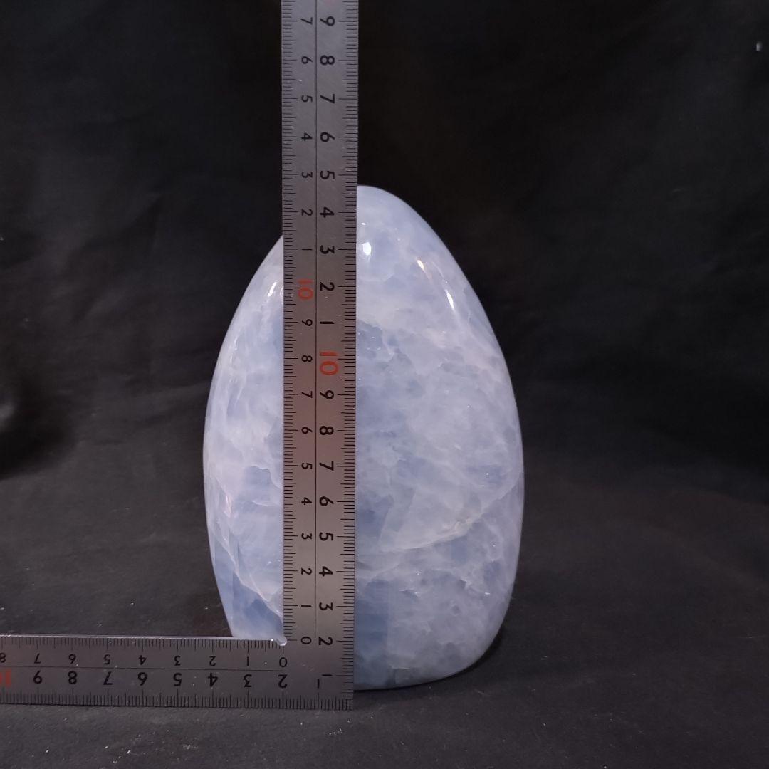 虹入【１，６ｋｇ】大迫力 セレスタイト　天青石　「休息・浄化・博愛」　置物　風水